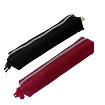 Kit 2 Estojo Escolar Simples Daterra Lona Médio