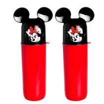 Kit 2 Estojos Giratório Minnie Vermelha Porta Objetos Escova Kit 2 Estojos Giratório Minnie Vermelha Porta Objetos Escova