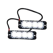 Kit 2 Estrobos Led Cristal 12v Polícia Som Carro Moto Van Kit 2 Estrobos Led Cristal 12v Polícia Som Carro Moto Van