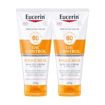 Kit 2 Eucerin Sun Toque Seco FPS 60 Protetor Solar Gel-Creme 200ml