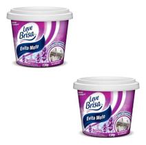 Kit 2 Evita Mofo Leve Brisa Odorizador Ambiente Lavanda 130g Kit 2 Evita Mofo Leve Brisa Odorizador Ambiente Lavanda 130g