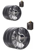 Kit 2 Exaustores Axiais Industriais 30 cm GoAr EP30 M42 220V Academia