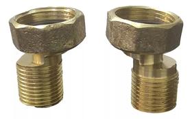 Kit 2 Excêntricos P/Reposição De Torneiras Misturador Parede Kit 2 Excêntricos P/Reposição De Torneiras Misturador Parede
