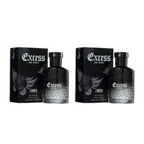 Kit 2 Excess I-Scents Perfume Eau de Toilette 100ml para Homem