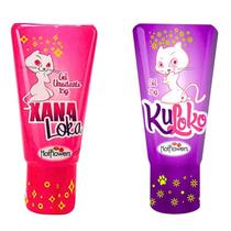Kit 2 Excitantes Xana Loka e Dessensibilizante Kuloko Hot Flowers