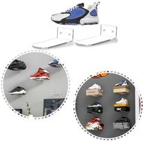 Kit 2 Expositor Suporte Para Tênis Calçados Acrílico Vitrine Kit 2 Expositor Suporte Para Tênis Calçados Acrílico Vitrine