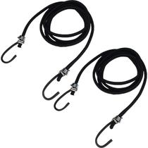 Kit 2 Extensor Corda Elástico 1,5M Gancho de Ferro Amarrar Carga Bagageiro Moto Lona Camping Kit 2 Extensor Corda Elástico 1,5M Gancho de Ferro Amarrar Carga Bagageiro Moto Lona Camping