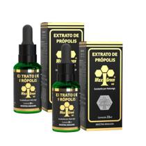 Kit 2 Extrato de Própolis Seco 30% Wax Green 30ml