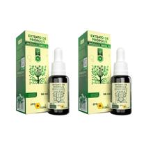 Kit 2 Extrato de Própolis Verde 70% 30ml Alta Concentração Natural Sem Açúcar- Apis Flora