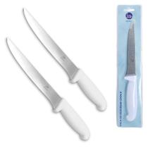 Kit 2 Faca Desossar Açougue Corneta Aço 6 Pol Profissional Kit 2 Faca Desossar Açougue Corneta Aço 6 Pol Profissional