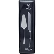 Kit 2 Faca E Espátula Para Bolos Doces Tortas Aço Inox Wolff Kit 2 Faca E Espátula Para Bolos Doces Tortas Aço Inox Wolff