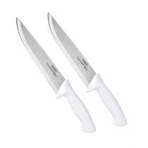 Kit 2 Facas de Cozinha Aço Inox Profissional Corte Preciso Kit 2 Facas de Cozinha Aço Inox Profissional Corte Preciso
