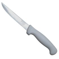 Kit 2 Facas para desossar 6" Profissional Açougue Cozinha Churrasco Cabo branco 27cm