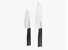 Kit 2 Facas Santoku Capa Protetora Aço Japonês Kitchenaid