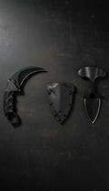Kit 2 Facas Táticas: Karambit + Punhal