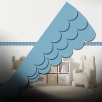 Kit 2 Faixa Adesiva De Parede Barrado Ondinha Boho Autocolante