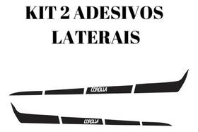 Kit 2 Faixa Lateral Adesivo Corola Toyota Motorista Carona