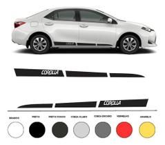 Kit 2 Faixa Lateral Carro Corola Toyota Adesivo Compatível Kit 2 Faixa Lateral Carro Corola Toyota Adesivo Compatível