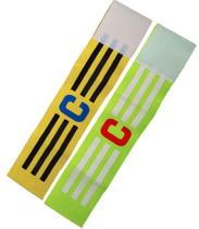 Kit 2 Faixas de Capitão Braçadeiras Elásticas de Futebol