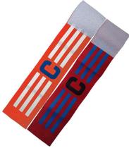 Kit 2 Faixas de Capitão Braçadeiras Elásticas de Futebol