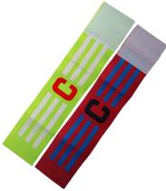 Kit 2 Faixas de Capitão Braçadeiras Elásticas de Futebol