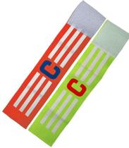 Kit 2 Faixas de Capitão Braçadeiras Elásticas de Futebol