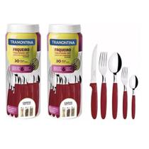 Kit 2 Faqueiros Ipanema Aco Inox 30 Pecas - 23398488 Unic V Kit 2 Faqueiros Ipanema Aco Inox 30 Pecas - 23398488 Unic V
