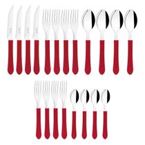 KIT 2 Faqueiros Tramontina Inox Leme 40 peças