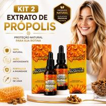 Kit 2 FaraMel Extrato de Própolis 30ml com Conta-Gotas Kit 2 FaraMel Extrato de Própolis 30ml com Conta-Gotas