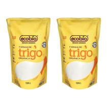 Kit 2 Farinha De Trigo Tipo 1 Orgânica Sem Soja Ecobio 1Kg Kit 2 Farinha De Trigo Tipo 1 Orgânica Sem Soja Ecobio 1Kg