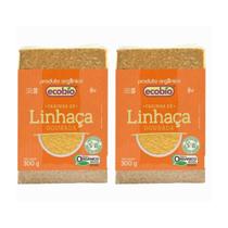 Kit 2 Farinha Linhaca Dourada Orgânica 600g Ecobio