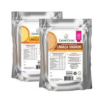 Kit 2 Farinhas Linhaça Sem Glúten Leve Croc: Dourada, Marrom