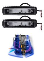 Kit 2 Farol Barra Led Blue Zone 20w Empilhadeira Universal