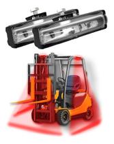 Kit 2 Farol Barra Led Red Zone 20w Empilhadeira Universal