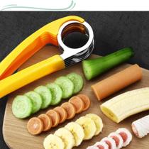 Kit 2 Fatiador Cortador Em Inox De Banana Chips Legumes E Frutas!