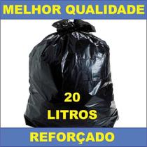 Kit 2 Fds Saco Lixo Preto 20 L Espessura Média C/ 50 Un Cada