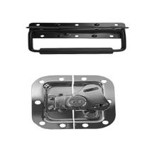 Kit 2 Fecho Borboleta 8X8 Yr2302 + 2 Alça Externa Yr1201 Bk Kit 2 Fecho Borboleta 8X8 Yr2302 + 2 Alça Externa Yr1201 Bk