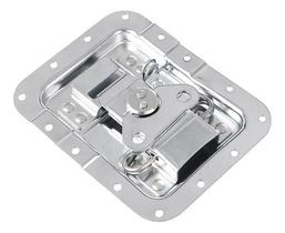 Kit 2 Fecho Borboleta Para Case Porta Cadeado Cromado Grande