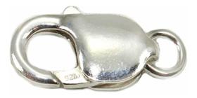 Kit 2 Fecho Mosquetão Grande Corrente / Pulseira Prata 925