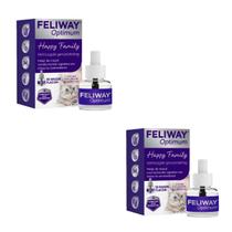 Kit 2 Feliway Optimum 48ml Refil para Difusor Elétrico Ceva