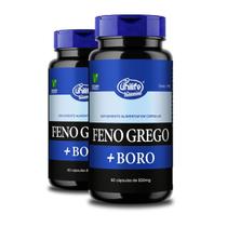 Kit 2 Feno Grego + Boro B Unilife 500Mg 60 Cápsulas