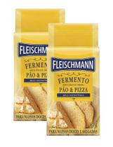 Kit 2 Fermento Biológico Seco Fleischmann Massa Salgada 500g Kit 2 Fermento Biológico Seco Fleischmann Massa Salgada 500g