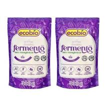 Kit 2 Fermento Em Pó 800g Não Transgênico S/ Glúten Ecobio