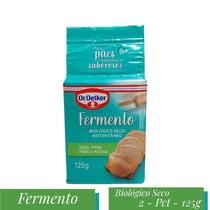 Kit 2 Fermentos Seco Instantâneo Dr. Oetker Pacote Com 125g Kit 2 Fermentos Seco Instantâneo Dr. Oetker Pacote Com 125g