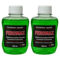 Kit 2 Feromônio Liquido Atrativo Peixes Feromax Cairomônio Kit 2 Feromônio Liquido Atrativo Peixes Feromax Cairomônio