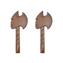 Kit 2 Ferramentas De Mão Orixá Oxé Meio Machado Xangô 36cm Madeira Umbanda Candomblé Kit 2 Ferramentas De Mão Orixá Oxé Meio Machado Xangô 36cm Madeira Umbanda Candomblé