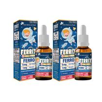 KIT 2 Ferrix Suplemento Alimentar Infantil 30ml - Flora Nativa