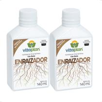 KIT 2 Fertilizante Enraizador Mineral Liquido Vitaplan 140ml - Bonsai, Estaquia, Alporquia e Mudas em Geral - Nutriplan