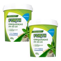 Kit 2 Fertilizante Forth Peters para Orquídeas 20-20-20 - 400 g