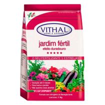 Kit 2 Fertilizante Jardim Fértil Efeito Duradouro Vithal 1kg